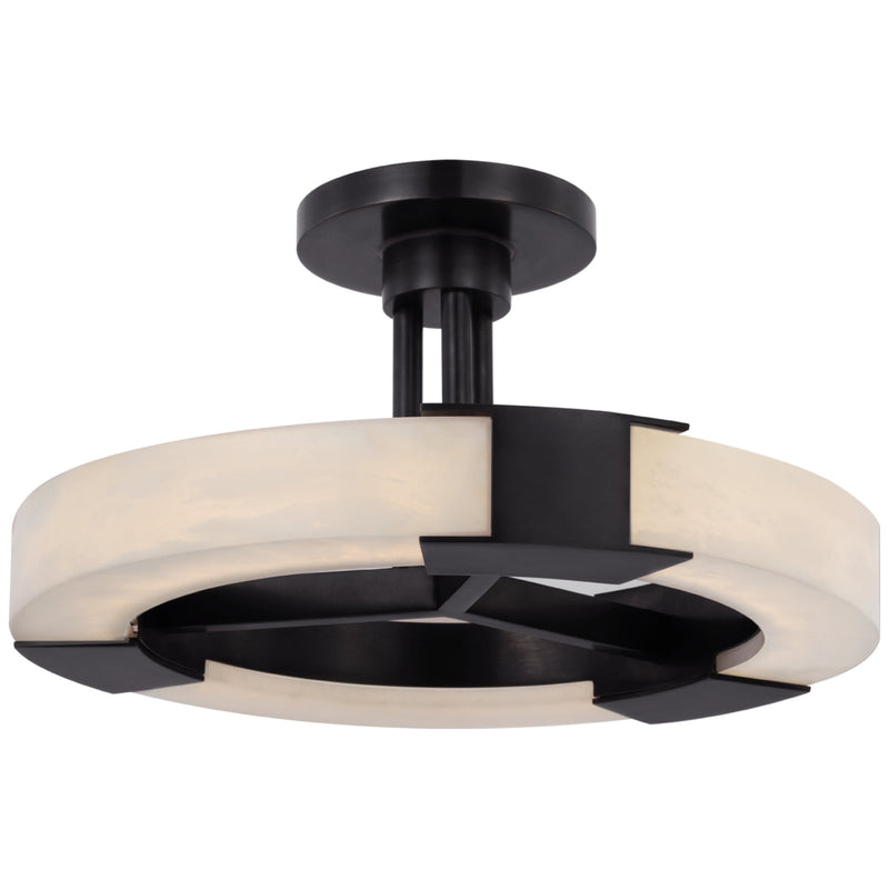 Alabaster Wearstler Covet Medium Ring Semi-Flushmount-Meet Lighting