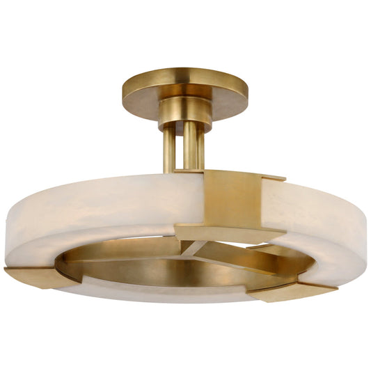 Alabaster Wearstler Covet Medium Ring Semi-Flushmount-Meet Lighting