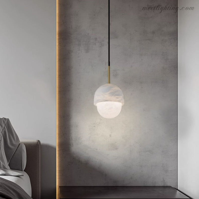 Alabaster Yoko Pendant Lights-Meet Lighting