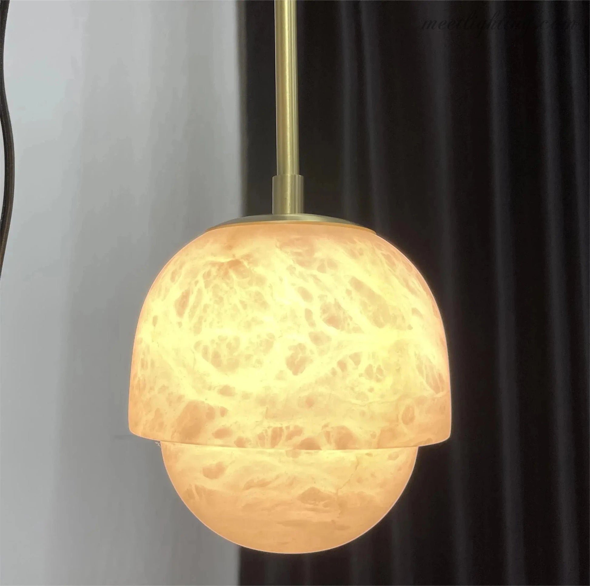 Alabaster Yoko Pendant Lights-Meet Lighting