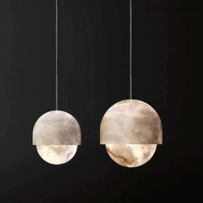 Alabaster Yoko Pendant-Meet Lighting