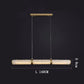 Alabaster Pillar Linear Chandelier