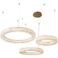 Alabaster Living Room Round Chandelier