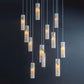 Alabaster Deco 12-Light Cluster Chandelier