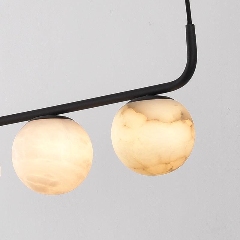 Theseus Alabaster Anne Island Chandelier 5 Lights