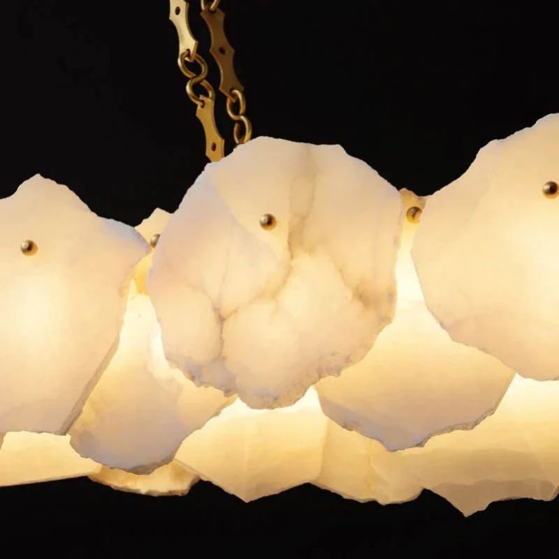 Alabaster Linear Chandelier (Chain)