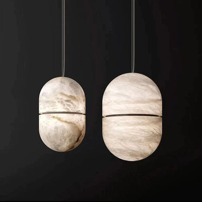 Alabaster Oval Pendant