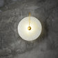 Alabaster Round Bedroom Bedside Wall Sconce