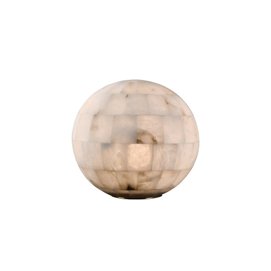 Alabaster Ball Table Lamp