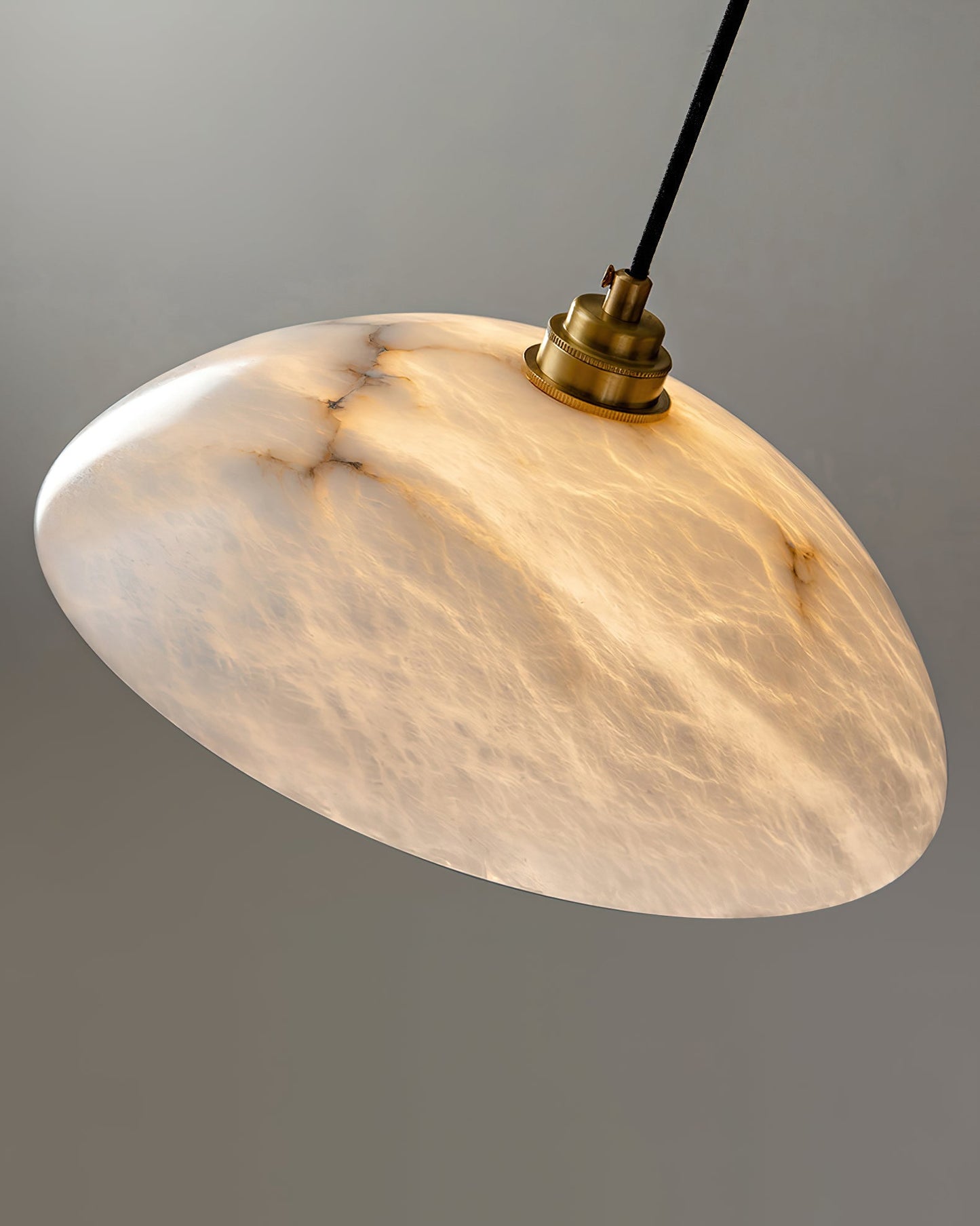 Alabaster Dome Pendant Light