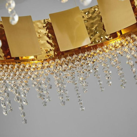 Alaire Crystal Chandelier-Meet Lighting