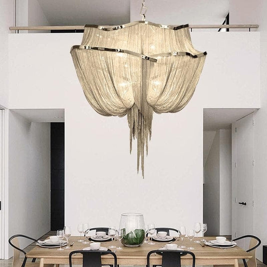 Alisa Double-Layer Chandelier-Meet Lighting