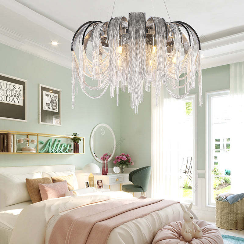 Alisa Luxury Round Decor Chandelier-MEET LIGHTING