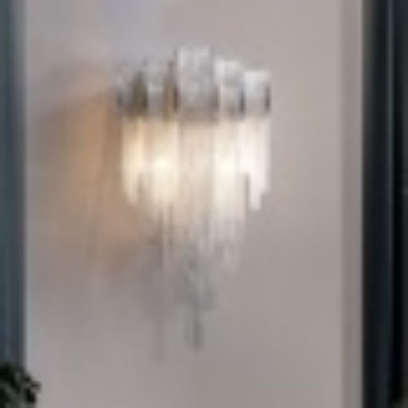 Alisa Plated Aluminum Tassel Wall Sconce-Meet Lighting