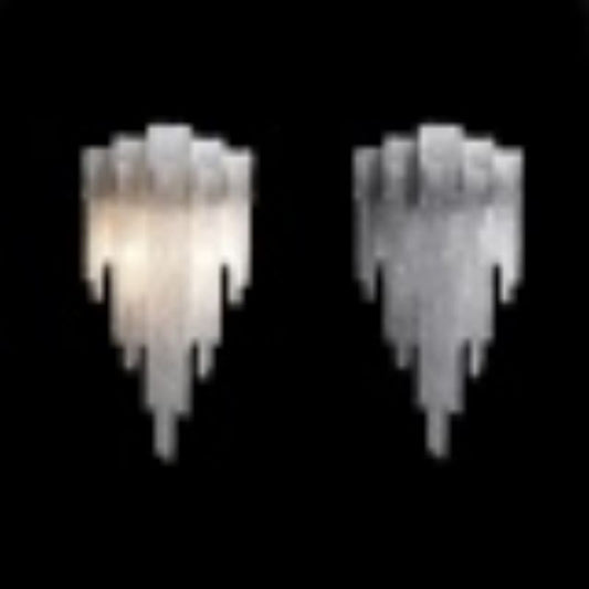 Alisa Plated Aluminum Tassel Wall Sconce-Meet Lighting