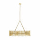 Althely 10 Lights Rectangle Pendant Chandelier-Meet Lighting