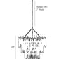 Althely 12 Lights 3- Tier Chandelier-Meet Lighting