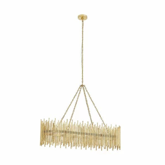 Althely 10 Lights Rectangle Pendant Chandelier