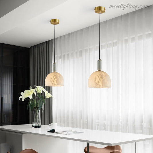 Altus Alabaster Pendant Light-Meet Lighting