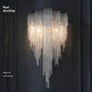 Aluminum Chain Tassel Modern Wall Sconce-Meet Lighting