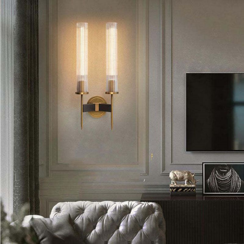 Alury Double Wall Sconce-Meet Lighting