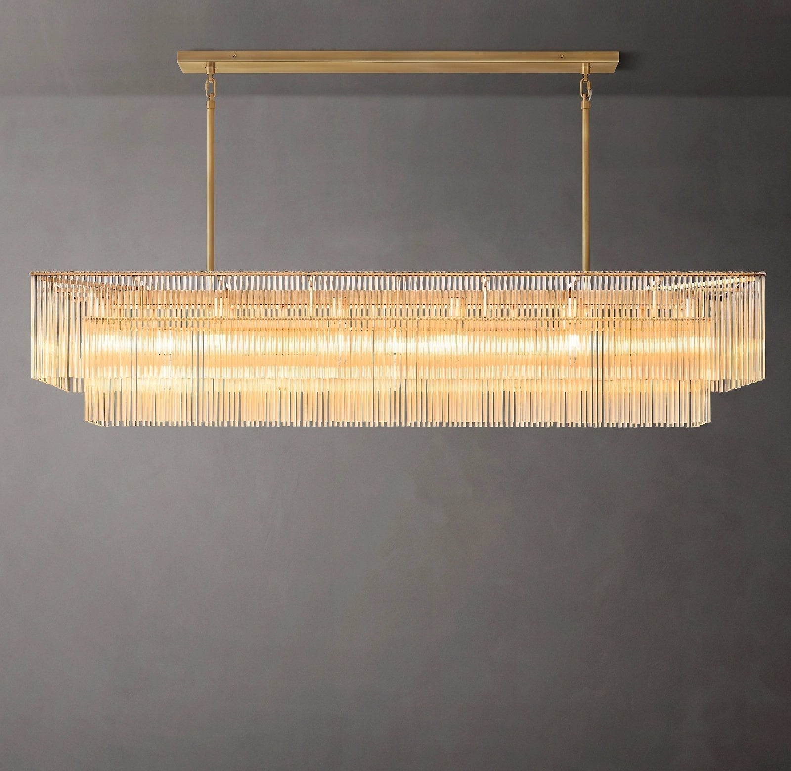 Amadeo Rectangular Chandelier 72''D-Momo Lighting