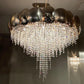 Amadeo Round Brass Crystal Chandelier-Meet Lighting