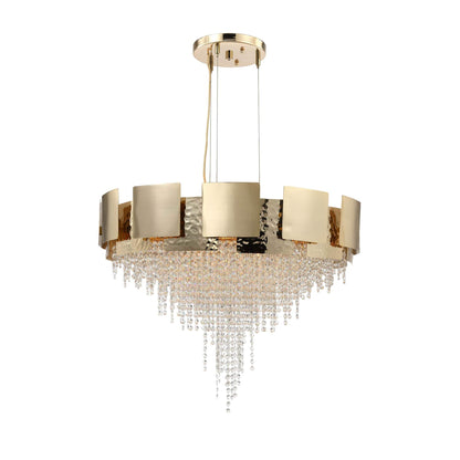 Amadeo Round Crystal Bead Chandelier-Meet Lighting