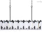 Amaya Rectangular Chandelier-Meet Lighting