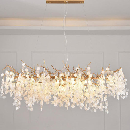 American Creative Brass Branch Chandelier-Meet Lighting