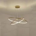Amina Gold Multi Rings Chandelier for Lobby Villa-MEET LIGHTING