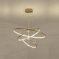 Amina Gold Multi Rings Chandelier for Lobby Villa-Meet Lighting