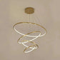 Amina Golden Rings Chandelier