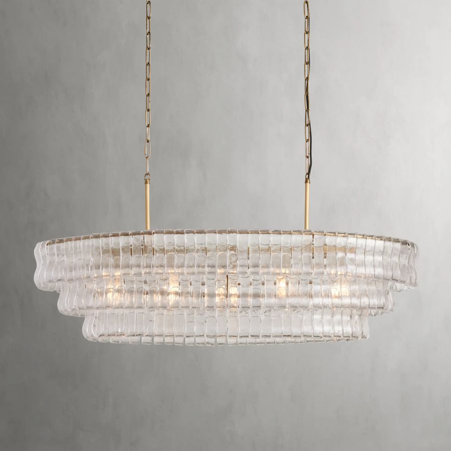 Amir Oval Chandelier-Meet Lighting