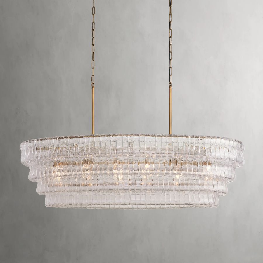 Amir Oval Chandelier-Meet Lighting