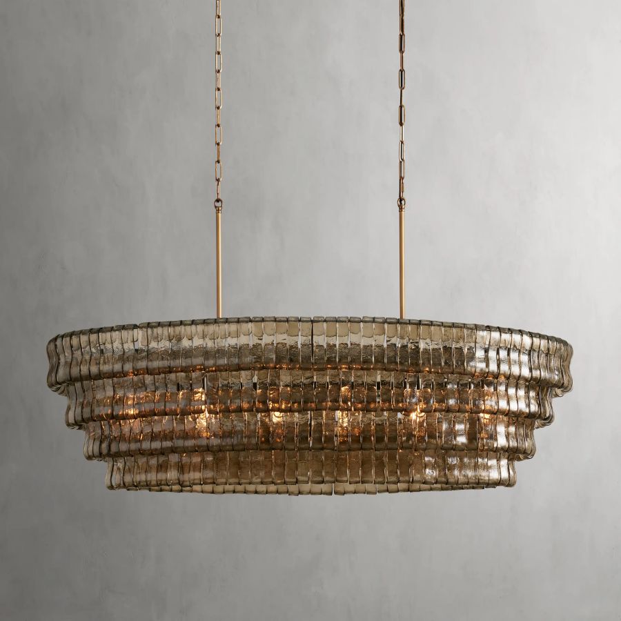 Amir Oval Chandelier-Meet Lighting