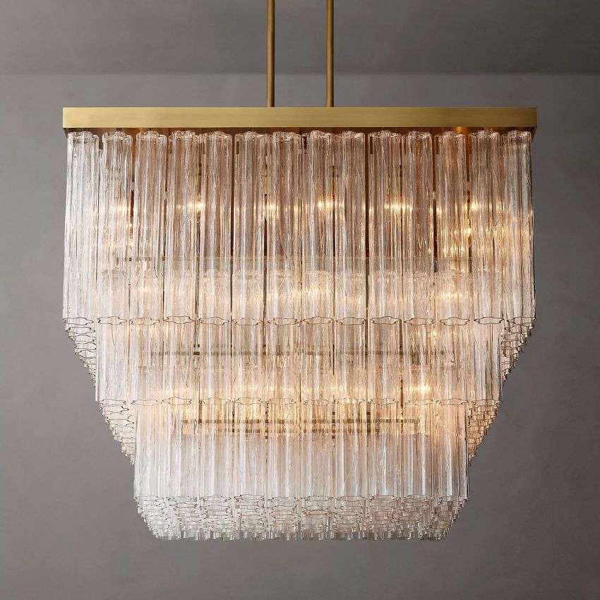 Chelo Square Chandelier 45"