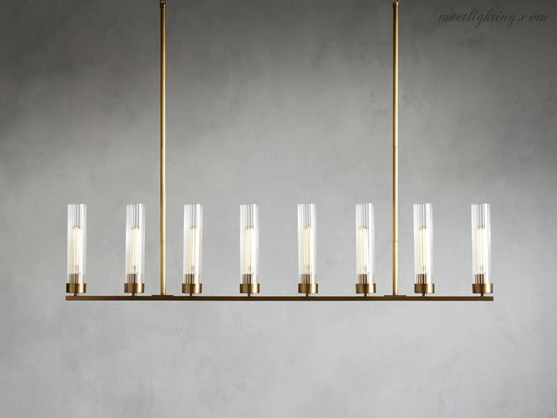 Andreas Linear Chandelier-Meet Lighting