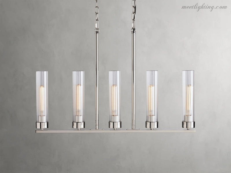 Andreas Linear Chandelier-Meet Lighting