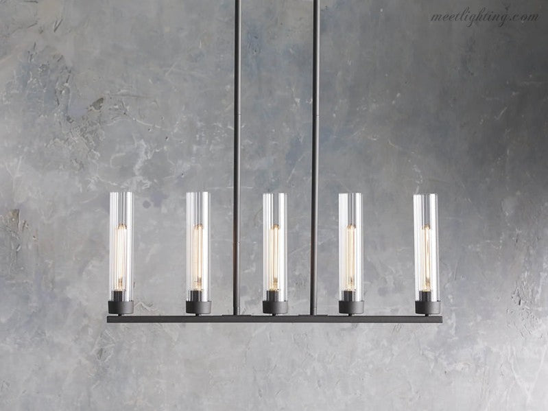 Andreas Linear Chandelier-Meet Lighting