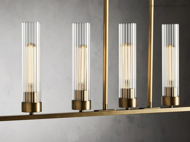 Andreas Linear Chandelier-Meet Lighting