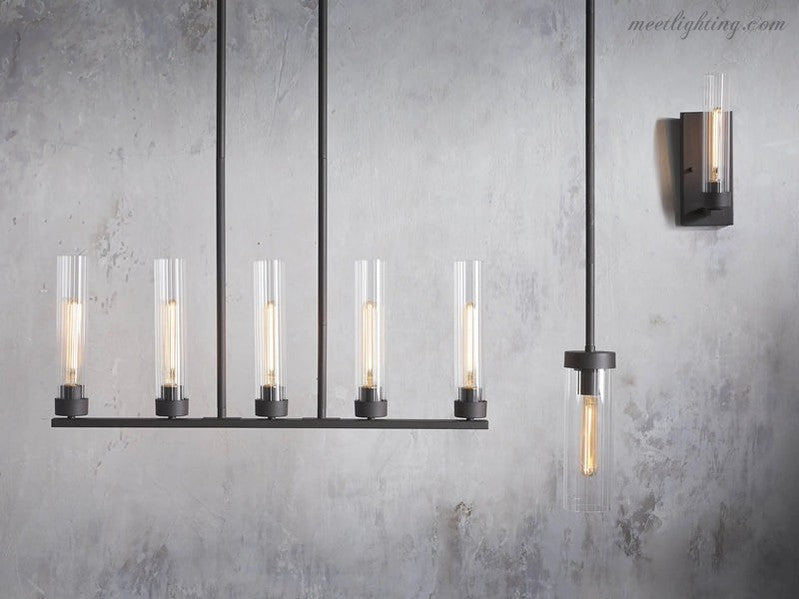 Andreas Linear Chandelier-Meet Lighting