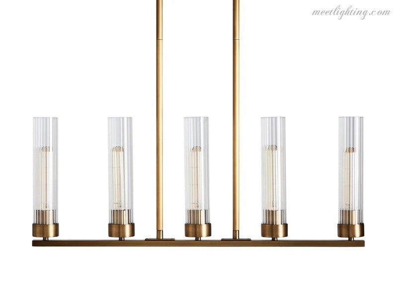 Andreas Linear Chandelier-Meet Lighting