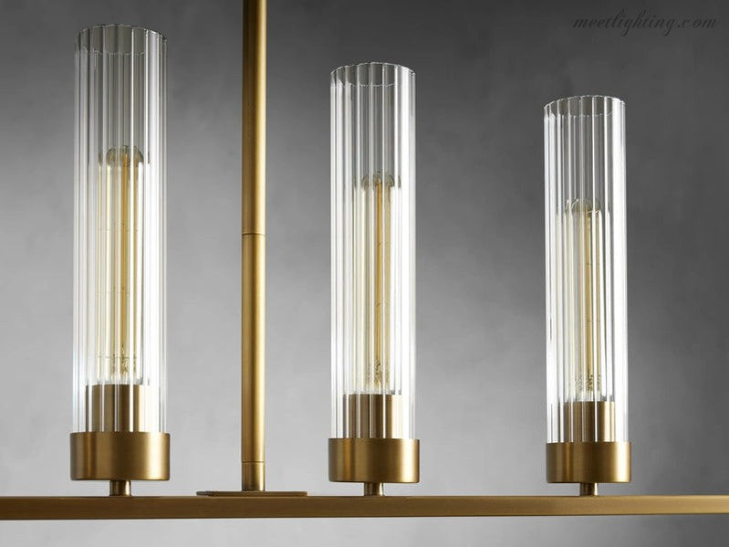 Andreas Linear Chandelier-Meet Lighting