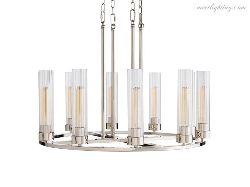 Andreas Round Chandelier-Meet Lighting