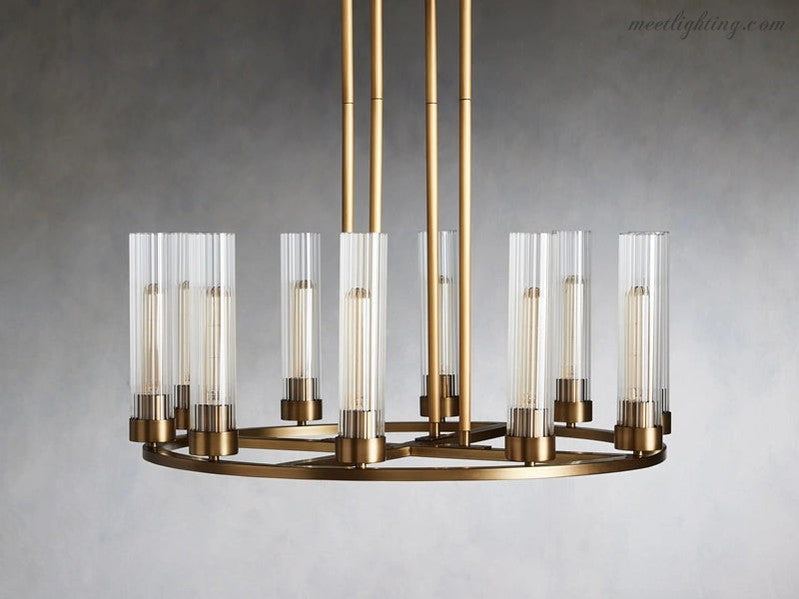 Andreas Round Chandelier-Meet Lighting