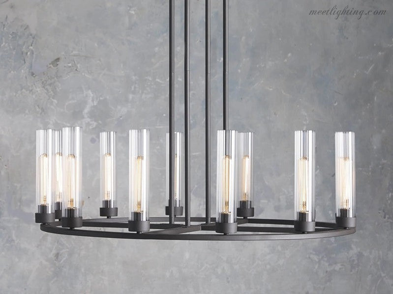 Andreas Round Chandelier-Meet Lighting