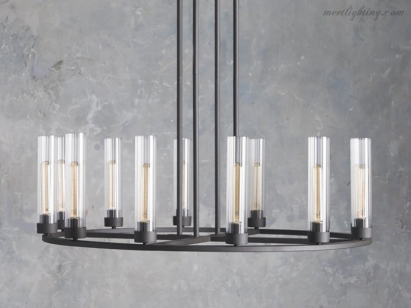 Andreas Round Chandelier-Meet Lighting