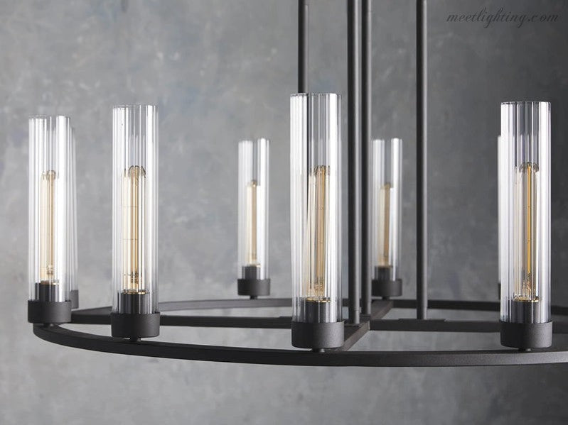 Andreas Round Chandelier-Meet Lighting