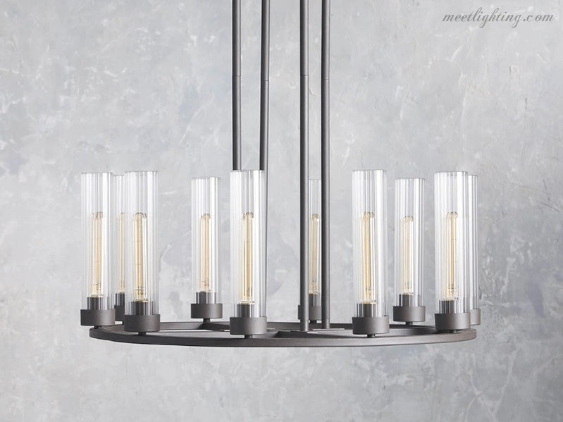 Andreas Round Chandelier-Meet Lighting